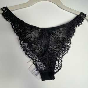 NWT_La Perla Black Lace Brazilian Panty_Medium 🖤